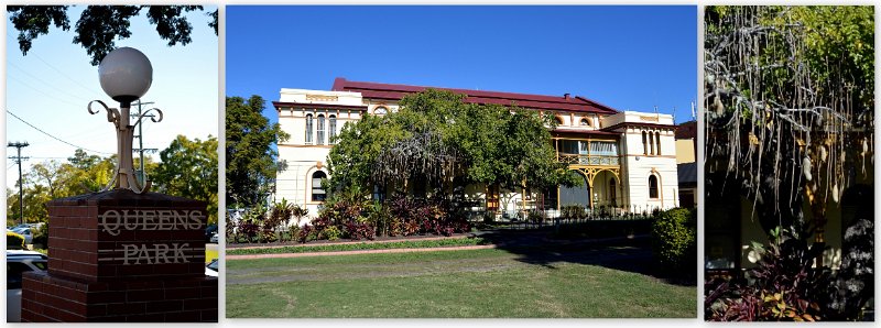 29Mbrgh18.jpg - Port of Maryborough - Court House and Queen's Park and the Sausage Tree